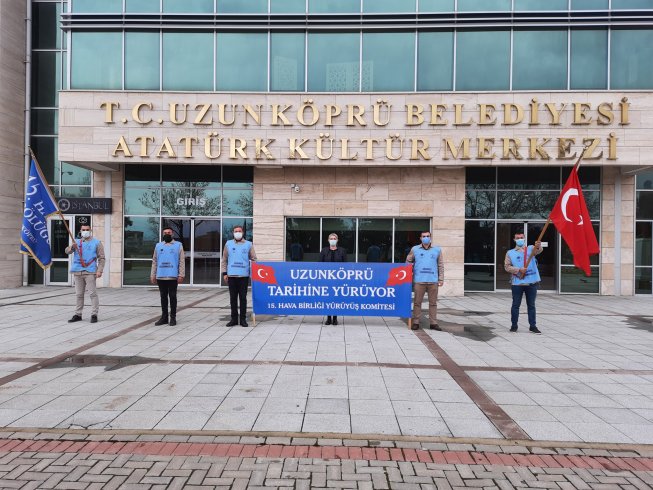 Temsili Uzunköprü 15. Hava Bölüğü, Çanakkale'ye uğurlandı