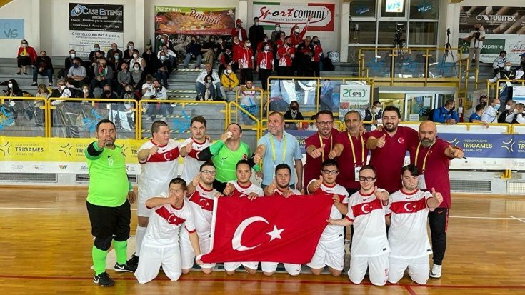 Türkiye Down Sendromlular Futsal Milli Takımı, Avrupa şampiyonu oldu