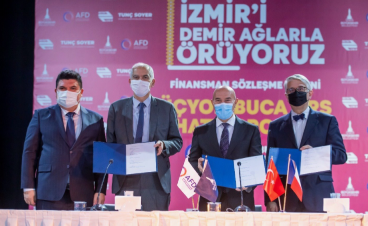 Üçyol-Buca Metrosu için ikinci kredi anlaşması imzalandı Üçyol-Buca Metrosu için ikinci kredi anlaşması imzalandı