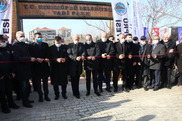 Uzunköprü ve Dimitrovgrad Belediyesi'nin ortak projesi Vadi Park açıldı