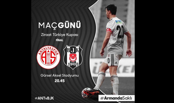 Ziraat Türkiye Kupası final maçı bu akşam Antalyaspor ve Beşiktaş arasında İzmir'de oynanıyor