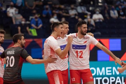 A Milli Erkek Voleybol Takımı, Kuzey Makedonya'yı 3-0 yendi