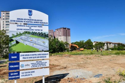 Ankara'nın ilk kaykay parkı yapılıyor