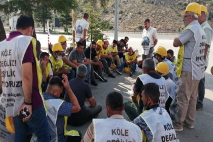 Ankara'ya yürümek isteyen maden işçilerine polis engeli