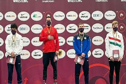 Avrupa Gençler Güreş Şampiyonası'nda Türkiye'den 1 altın, 2 bronz madalya