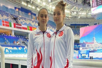 Avrupa Trampolin Cimnastik Şampiyonası'nda Elif Çolak ve Sıla Karakuş gümüş madalya kazandı