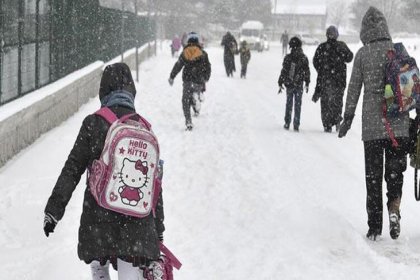 Bazı illerde yüz yüze eğitime kar engeli