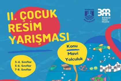 Bodrumlu çocuklar Mavi Yolculuğu çizecek