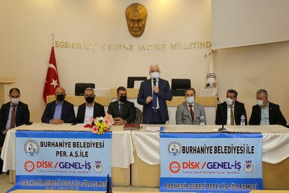 Burhaniye Belediyesi, Genel-İş Sendikası ile toplu iş sözleşmesi imzaladı