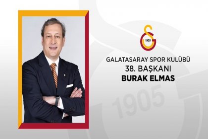 Galatasaray'ın 38. başkanı Burak Elmas oldu