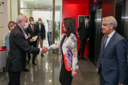 HDP Eş Genel Başkanları Buldan ve Sancar'dan Kılıçdaroğlu'na ziyaret