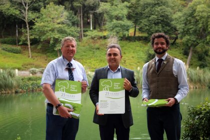 İBB'nin parklarına 'Yeşil Bayrak' ödülü