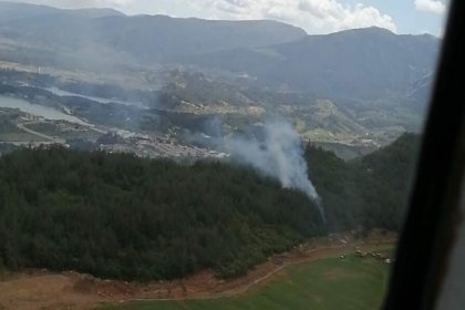 İzmir'de orman yangını