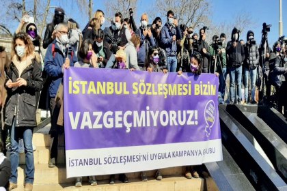 Kadınlardan Erdoğan'a İstanbul Sözleşmesi çağrısı: 'Çekilme kararını geri al'