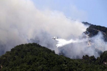 Kaz Dağları'ndaki yangın kontrol altına alındı