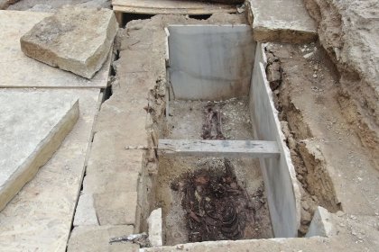 Kazlıçeşme’de Roma dönemine ait mezarlar bulundu