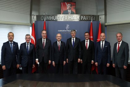 Kılıçdaroğlu, Bulgaristan Hak ve Özgürlükler Hareketi Başkanı Mustafa Karadayı ile bir araya geldi