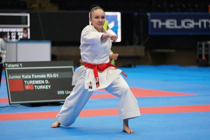 Milli karateci Damla Su Türemen Avrupa şampiyonu oldu