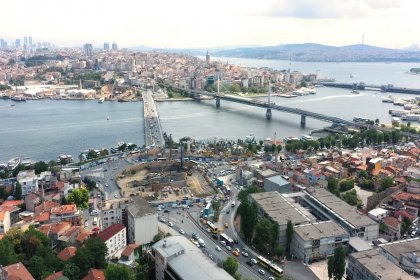 Unkapanı Kavşağı'nın yüzde 65'i tamamlandı