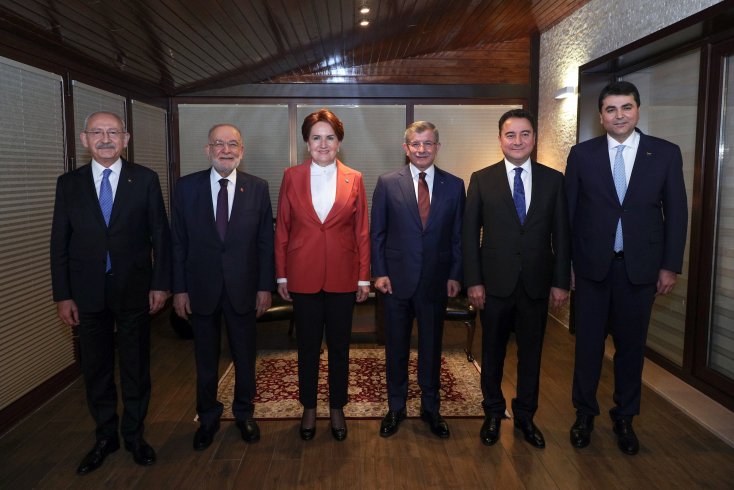 6 Siyasi Parti Genel Başkanı Ankara'da buluştu