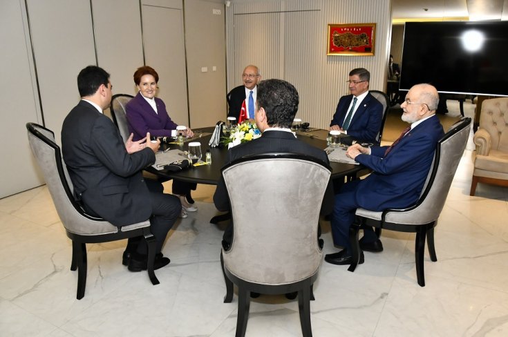 6'lı Masanın İYİ Parti genel merkezindeki 5. toplantısı başladı