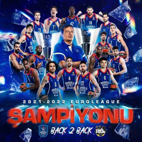 Anadolu Efes ikinci kez Avrupa şampiyonu!