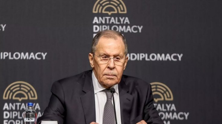 Antalya'da konuşan Lavrov: Bugünkü görüşmemiz sonucunda müzakerenin yerini alacak hiçbir şeyin olmadığı anlaşıldı İnsani konuları ele aldık