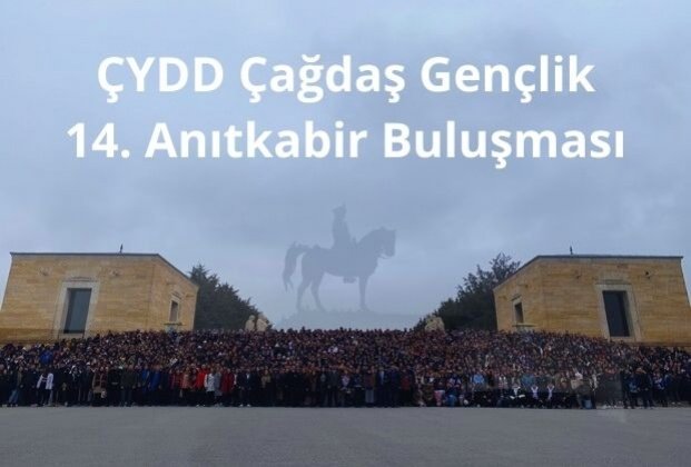 Çağdaş Gençlik 14. kez Anıtkabir'de buluştu