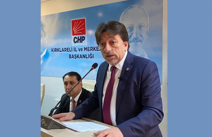 CHP Kırklareli il başkanı Alaaddin Güncer Milletvekili aday adaylığı nedeniyle istifa etti