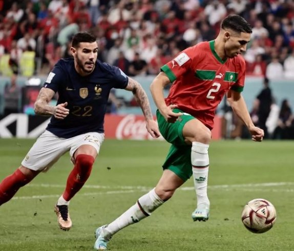 Dünya kupasında ikinci finalist Fas'ı 2-0 yenen Fransa oldu Dünya kupasında ikinci finalist Fas'ı 2-0 yenen Fransa oldu