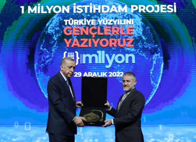Erdoğan, 1 Milyon İstihdam Projesi Kamuoyu Bilgilendirme Programı’na katıldı