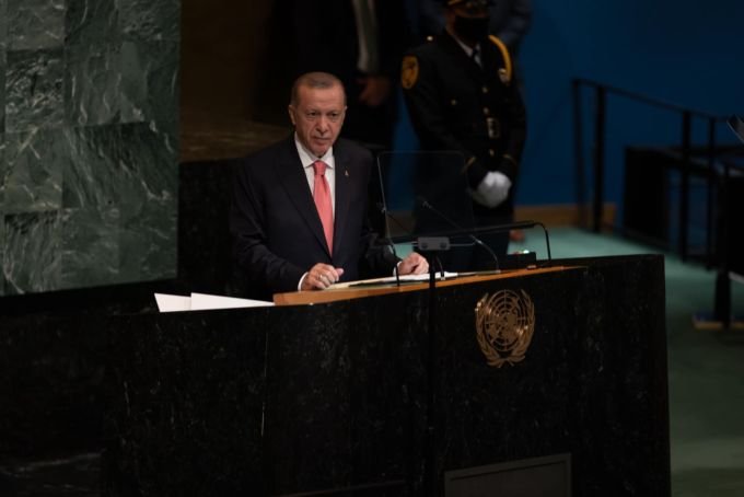 Erdoğan ABD'de BM 77. kurulunda konuştu; Türkiye’nin dış politikadaki vizyonu daima barış odaklı olmuştur