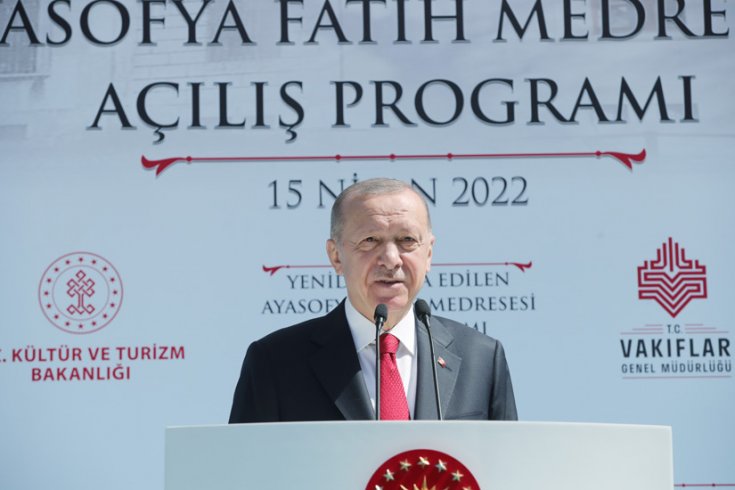 Erdoğan, Ayasofya Fatih Medresesi'nin açılışını yaptı