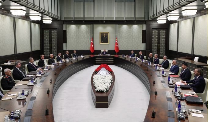 Erdoğan başkanlığında toplanan Millî Güvenlik Kurulu karaları açıklandı Erdoğan başkanlığında toplanan Millî Güvenlik Kurulu karaları açıklandı