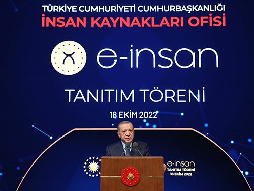 Erdoğan e-İnsan Programında konuştu; 'Ülkemize kazandırdığımız demokrasi ve kalkınma devrimlerinin gerisinde hep ‘önce insan’ anlayışı vardır