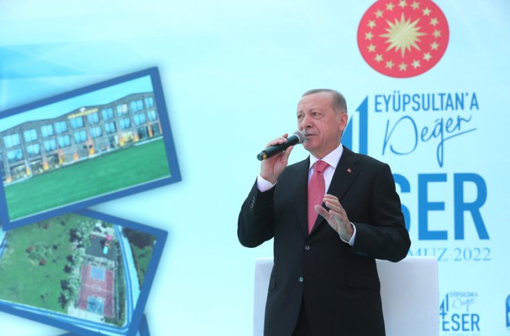 Erdoğan, İstanbul Eyüpsultan’da “41 Ayda 41 Eser Toplu Açılış Töreni”ne katıldı