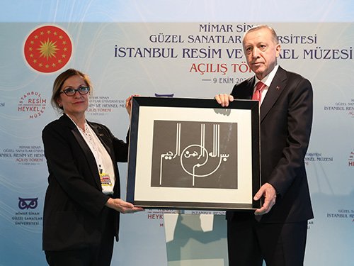 Erdoğan, İstanbul Resim ve Heykel Müzesi’nin açılışını yaptı