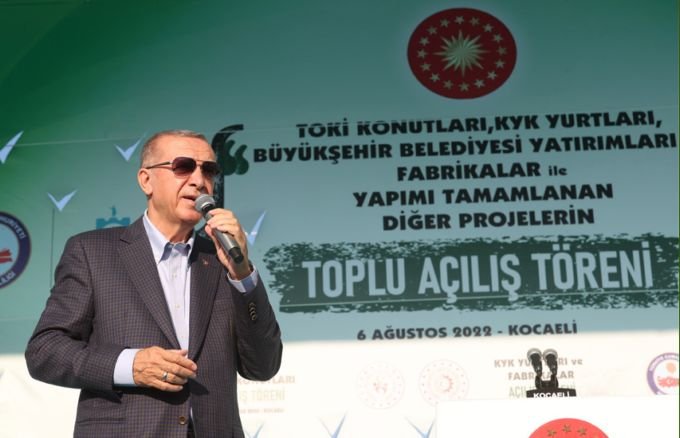 Erdoğan, Kocaeli'nden seslendi; Laf üretmiyoruz iş üretiyoruz