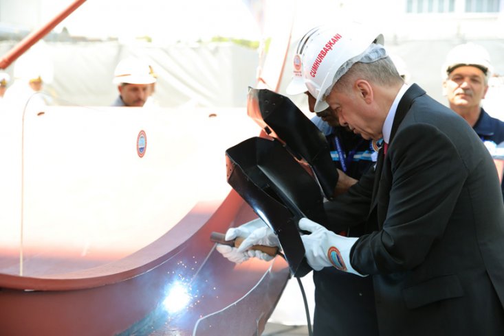 Erdoğan; Mavi Vatan’ın güvenliği için donanmamızı daha güçlü kılacak birçok projeyi hayata geçirdik Erdoğan; Mavi Vatan’ın güvenliği için donanmamızı daha güçlü kılacak birçok projeyi hayata geçirdik