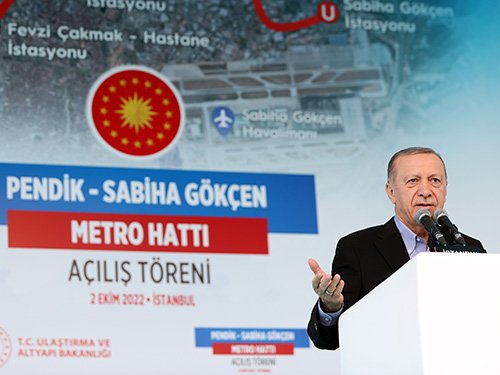 Erdoğan metro açılışında konuştu; Türkiye yüzyılının inşasını hep birlikte gerçekleştirecek!