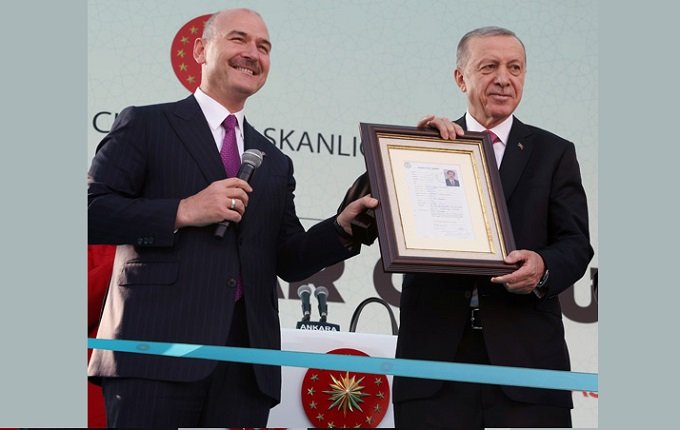 Erdoğan, Muhtarlar Evi’nin açılışını gerçekleştirdi Erdoğan, Muhtarlar Evi’nin açılışını gerçekleştirdi