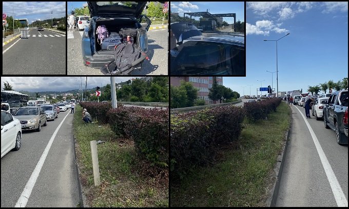 Erdoğan, Ordu'ya geldi havalimanına giden yollar vatandaşa kapandı Erdoğan, Ordu'ya geldi havalimanına giden yollar vatandaşa kapandı