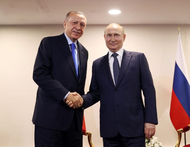 Erdoğan, Rusya Devlet Başkanı Putin ile bir araya geldi
