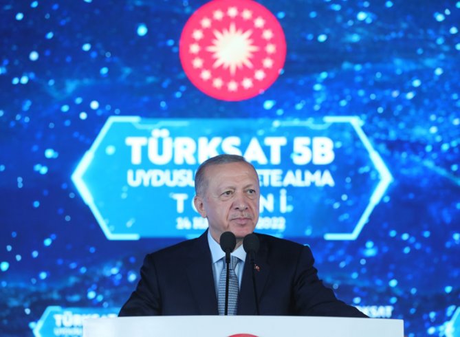 Erdoğan; Uydu teknolojileri en hızlı ilerleme gösterdiğimiz alanların başında geliyor