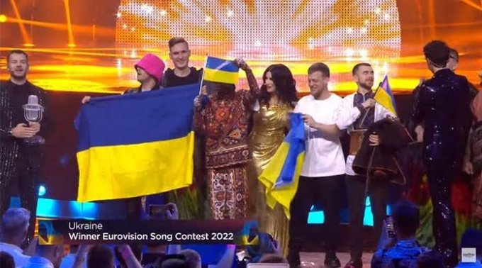 Eurovision'un birincisi Ukrayna oldu Eurovision'un birincisi Ukrayna oldu