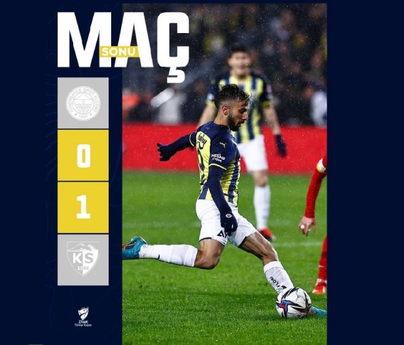 Fenerbahçe'yi yenen Kayserispor, Türkiye Kupası'nda çeyrek finale yükseldi