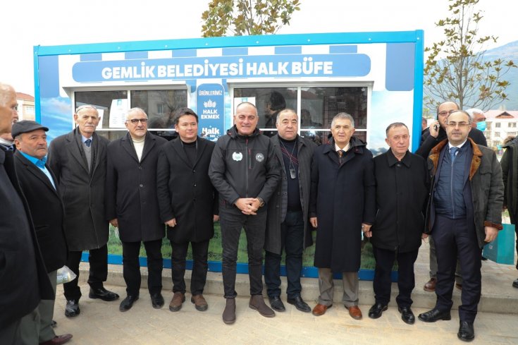 Gemlik’te 'Halk Büfe'ler hizmete girdi