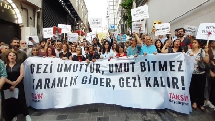 Gezi Davası 3. duruşması 17 Ocak 2022 Pazartesi Saat:09.30'da Çağlayan Adliyesinde görülecek