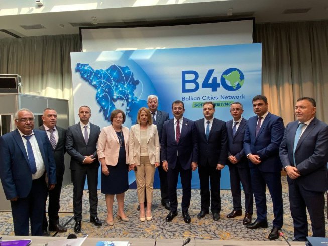 İBB Başkanı Ekrem İmamoğlu, B40 toplantısı için Bulgaristan’ın başkenti Sofya'da