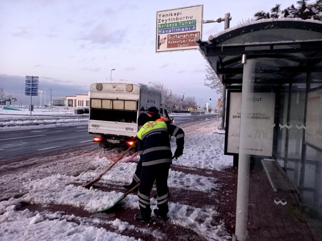 İBB, İstanbulluları uyardı; Akşam bölgesel kar geçişleri bekleniyor